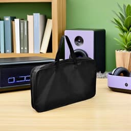 Muziekstand Draagtas - Standaard Opbergtas - Muziekapparatuur Vervoeren - Waterafstotend Oxford Materiaal - 56x36cm - Zwart — thumbnail 2
