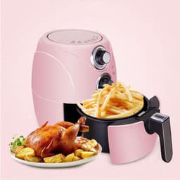 Kleine Airfryer - Hetelucht Friteuse - Gezond Frituren - Ruimtebesparend Design - 25 Liter - Blauw — thumbnail 5