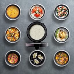 Rice Cooker, Rice Cooker (2-5L) Multifunctional Rice Cooker, Inner Pan, for Making Rice & Steam Healthy Food & Vegetables (5L) — thumbnail 3