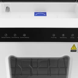 Mini Vaatwasser - Compacte Afwasser - Keuken Gemak - 360 Graden Sproeiarmen - 46 x 41 x 46 cm - Wit — thumbnail 4