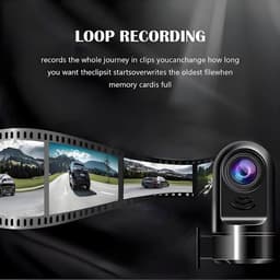 Mini Dashcam - Autocamera HD - Veilig Rijden - 360 Graden Rotatie - 1080P Resolutie - Zwart — thumbnail 4