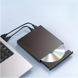 Externe DVD-speler - Draagbare schijf - Bestanden archiveren - USB 3.0 connectie - Ultra Dun - Zwart — thumbnail 5