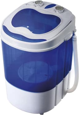 Nexvo® Camping Wasmachine - Mini Wasmachine - Wasmachines - Capaciteit van Kleding 3 kg - Laag Water- en Energieverbruik - Wit - 36cm x 37cm x 53cm — thumbnail 6