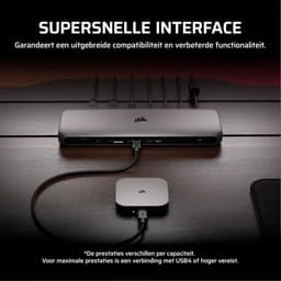 Draagbare Externe SSD - USB4 Opslag - Snelle Data Transfer - Tot 40 Gbps Snelheid - 1TB Capaciteit - Grijs — thumbnail 2