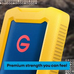 Externe Harde Schijf - Draagbare Opslag - Bestanden Opslaan - Robuuste Aluminium Behuizing - 1 TB - Goud — thumbnail 2