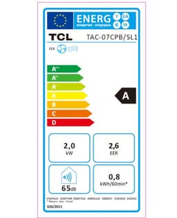 Mobiele airco 7000 BTU 3-in-1 – Stil – Nachtmodus – 24U – Afstandsbediening – Klasse A – Koelmiddel R290 – Compact – Wielen – LED-display — thumbnail 2