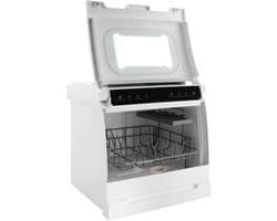 Mini Vaatwasser - Compacte Afwasser - Keuken Reinigen - Intelligent Touch Control - 45 x 40 x 40 cm - Wit