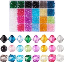 Transparante acrylkralen van 8 mm diameter, 640 stuks voor het maken van DIY sieraden met een heldere en lichte uitstraling — thumbnail 1