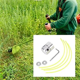 Tuin Aluminium Trimmer Trimmerkop, Grasmaaier Trimmerkop Hoofdsnarenset voor Grasmaaier Bosmaaier Reserveonderdelen — thumbnail 4