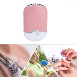 GELLDG Mini USB-Ventilator - Tafelventilator voor Wimpers Extension - Geschikt voor Nagel- en Wimperstylist - Plastic Behuizing - Compacte Ventilator met Stabiele Stand - Ideaal voor Precisiewerk - 1 Stuk — thumbnail 4