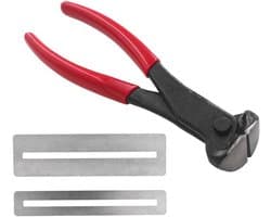 Praktische Fret Nipper voor Gitaar en Bas, RVS Fret Puller Verwijderingstang, Luthier Reparatietool voor Snaren en Brugpennen