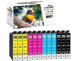 Inktcartridges Multipack - Vervangende Inkt - Documenten Printen - Hoge Afdrukkwaliteit - 12 Stuks - Zwart Cyaan Magenta Geel
