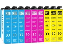 Inktcartridges - Printerinkt set - Documenten printen - Hoge paginaprestaties - 9 stuks - Meerdere kleuren