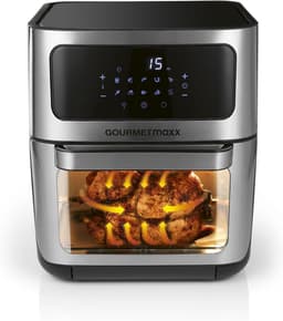 Digitale Heteluchtfriteuse - Airfryer Oven - Gezond Frituren - Dubbele Verwarmingselementen - 7.5 liter - RVS/Zwart — thumbnail 7