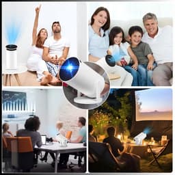 Quvo® Draagbare beamer - Beamer - Projector - Mini Beamer - Wit - ‎ 10cm x 10cm x 16cm — thumbnail 5