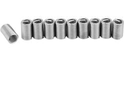 M8 X 1.25 Draad Reparatie Kit met 10 Stuks RVS Schroef Mof Invoegen voor Draadherstel