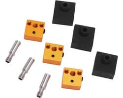 Verwarmingsblok Keel Sok Set - 3D Printer Onderdelen - 3D Printen Hoge Temperatuur - Geoptimaliseerde Warmteafvoer