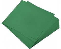 50 Vellen Dubbelzijdig Origami Papier in Smaragdgroen 15cm x 15cm - Perfect voor Kunstprojecten, Cadeaus en Beginners
