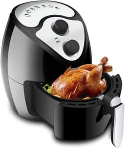 Heteluchtfriteuse - Airfryer - Gezond Frituren - 360° Heteluchtcirculatie - 26 Liter - Zwart — thumbnail 1