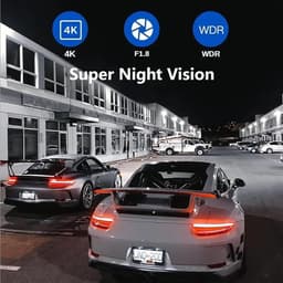 Dashcam GPS Wifi - Autocamera DVR - Veilig Rijden - 24 Uur Parkeerbewaking - 128GB Opslag - Zwart — thumbnail 3