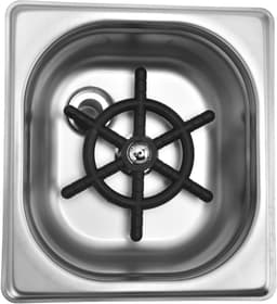 Glazenspoeler - Bekerwasser - Snel Glazen Wassen - Automatische Werking - 176 mm - Zilver — thumbnail 4