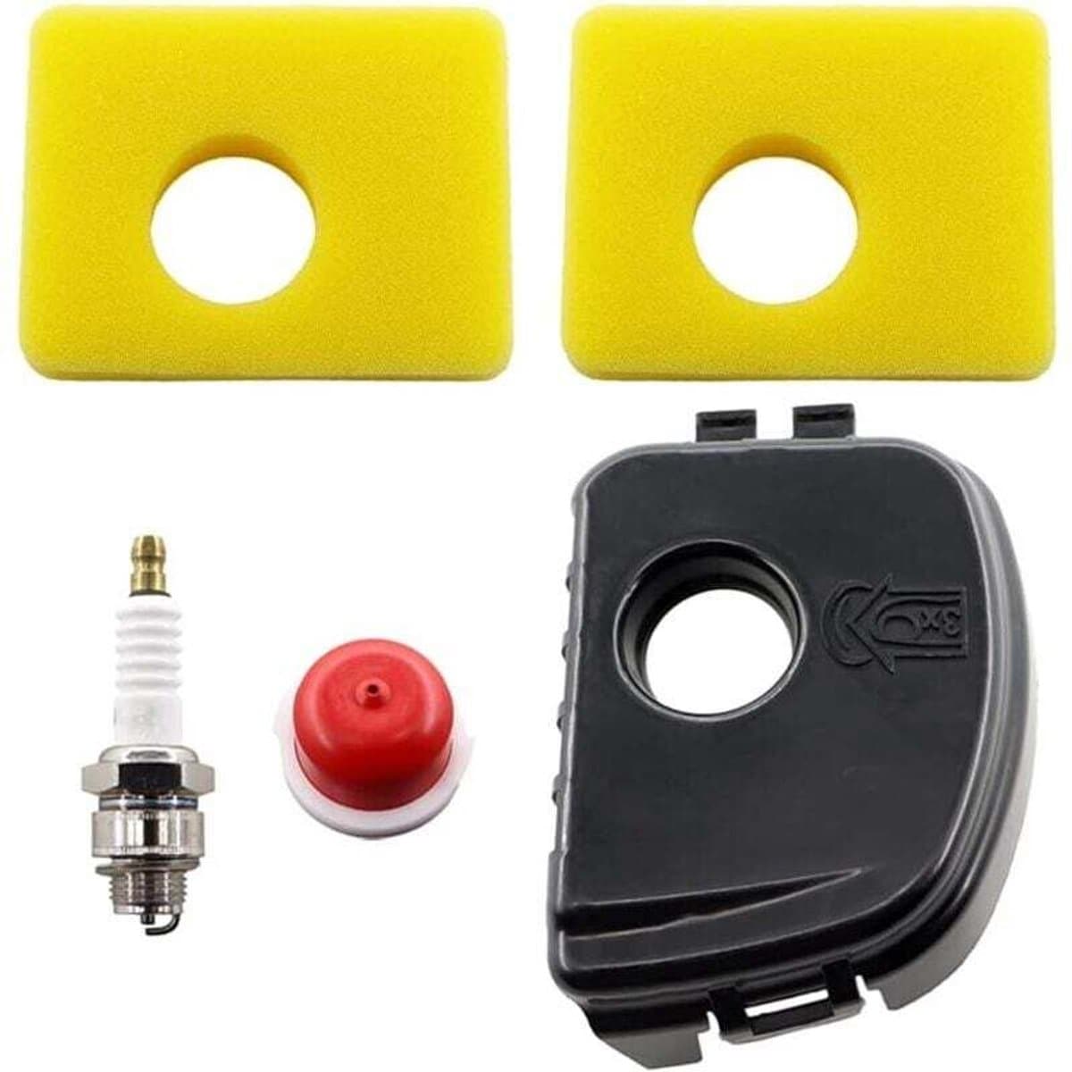 Luchtfilterkappen en luchtfilters geschikt voor Briggs & Stratton 300e, 450e en 550e series, onderdeelnummers: 595660, 594281, 799579, 5434, 4248, 09P702 — afbeelding 1