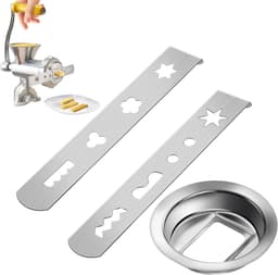 Allecto - VCSJW 2-delige Spuitmond Set voor Keukenmachine - RVS Pastry Accessoires met 8 Mallen — thumbnail 1
