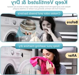 Veilige Deursteun voor Voorlader Wasmachine, Flexibele Deurprop, Sterke Magneet, Ideaal voor Droogproces en Gebruiksgemak — thumbnail 5
