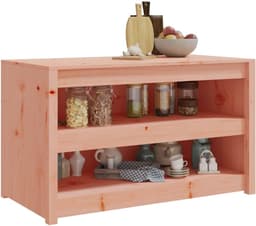 Outdoor Keukenkast - Tuinkast Opbergkast - Buiten Koken - Modulair Ontwerp - 106 x 55 x 64 cm - Natuurlijk Hout — thumbnail 2