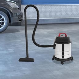 TIM® Karcher - Karcher Stofzuiger - Bouwstofzuiger - Festool Stofzuiger - Bouwstofzuiger Zonder Zak - Zilver/ Zwart - 35cm x 45cm x 35cm — thumbnail 3