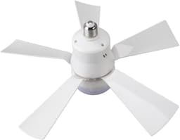 Dailygoody - Plafondventilator met Verlichting - Kleine Plafondventilator - Dimbare verlichting - Afstandsbediening - Energie-efficiënt - Geschikt voo... — thumbnail 1