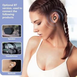 MP3-speler, hoofdtelefoonaansluiting, volledig touchscreen, draadloze HiFi-geluidskwaliteit, FM-radio, ingebouwde HD-luidspreker, opnamefunctie. — thumbnail 5