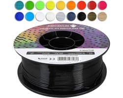 PLA Filament - 3D Printmateriaal - Objecten Printen - Precisie ± 0.02 mm - 1 kg Spoel - Zwart