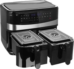 Dubbele Airfryer - Dubbele Mand - Dual Cook - Heteluchtfriteuse — thumbnail 2