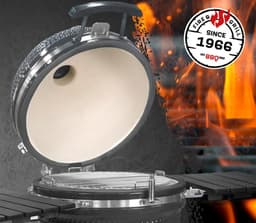 Landmann Kamado 22inch met trolley 74x132x121cm — thumbnail 3
