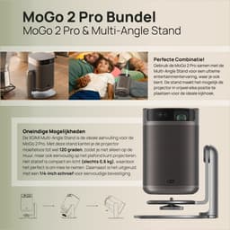 XGIMI MoGo 2 Pro met Multi-Angle standaard bundel - Projector beamer - Verstelbare Hoekstandaard — thumbnail 2