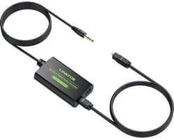 NÖRDIC Converter Analoog naar Digitaal - 3.5mm jack naar Toslink - Geschikt voor Laptop, PC, Smartphone, Tablet & Soundbar