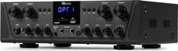 Versterker met Bluetooth - Power Dynamics PV240BT - 4-zone versterker met radio & mp3 speler - 8x 50W - Zwart — thumbnail 4