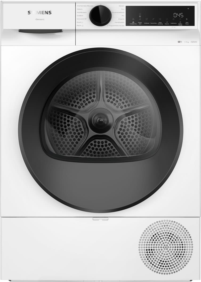 Siemens iQ500 WQ32J200NL – Warmtepompdroger – 9 kg - AutoDry - Wit — afbeelding 1