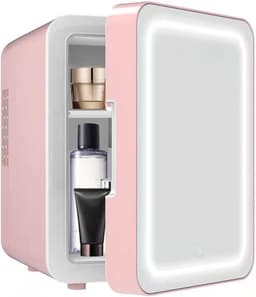 DnA® Mini Fridge - Mini koelkast 4L - Skincare & make-up fridge - Mini Koelkasten - Zwart - 23cm x 17cm x 24cm — thumbnail 1
