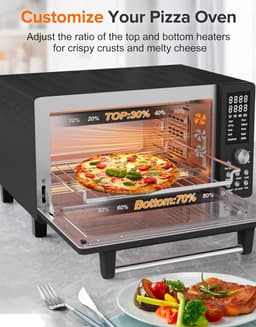Slimme 12-in-1 Heteluchtfriteuse Ovensnelbroodrooster, 21 QT, 1800W — thumbnail 5