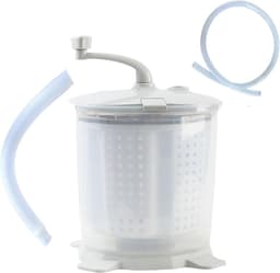 Draagbare Wasmachine - Mini Wasser - Snel Wassen - Hand Crank Bediening - 35x36x39 cm - Wit — thumbnail 1