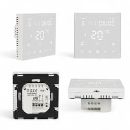 Wifi inbouw thermostaat | Touchscreen bediening | Wifi | Inbouw | Temperatuurregeling | Tuya Smart Life | Wit — thumbnail 5