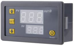 LED Digitale Temperatuurregelaar 12V 24V 220V Thermostaat met Temperatuuralarm en Kalibratiefunctie — thumbnail 4