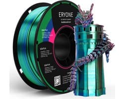 Zijde PLA Filament 1.75mm Tri-Color (Rood, Blauw, Groen) 1kg voor 3D Printer