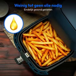 MEDION E40 XL heteluchtfriteuse (5,2 L, airfryer, 2 150 W, 9 automatische programma’s, bakfunctie, frituren zonder olie, touchbediening, LED-display), matgrijs — thumbnail 6