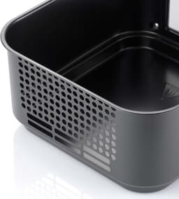 Dubbele Mand Airfryer - Heteluchtfriteuse - Gezond Koken - Dubbele Kook Synchronisatie - 12L Totale Capaciteit - Zwart RVS — thumbnail 5