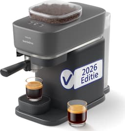 Philips BAR305/60 Baristina - Semi-Automatische Espressomachine - Pistonmachine - Koffiemachine met Bonen - Zwart — thumbnail 2