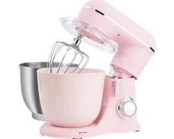 RONN® Mixer met mengkom - Mixer - Mixer met mengkom keukenmachine - Roze - ‎22cm x 36cm x 33 m