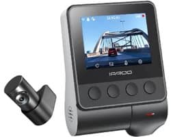 Dashcam voor Auto - WiFi - Dashcams - FullHD video - Dubbele camera - Met GPS - Super compact - Zwart